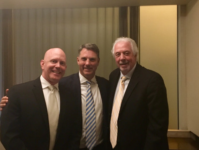 David Sutton, Lockheed Martin (L), Richard Marles (Center), Marty Russo (R),  AAC Board Member
