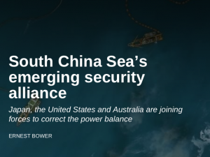 Ernie Bower south China sea security